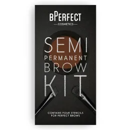 Zestaw do brwi - BPerfect Cosmetics - Semi-Permanent Brows - Brown