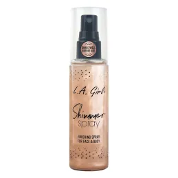 Mgiełka rozświetlajaca L.A. Girl USA - Shimmer Spray - Rose Gold 