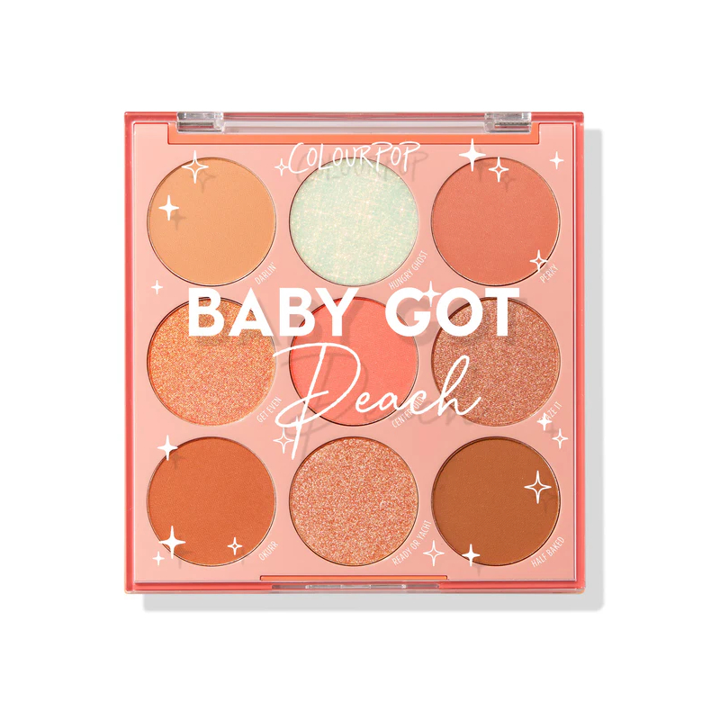 Paleta cieni Colourpop - Baby Got Peach - Pressed Powder Shadow Palette