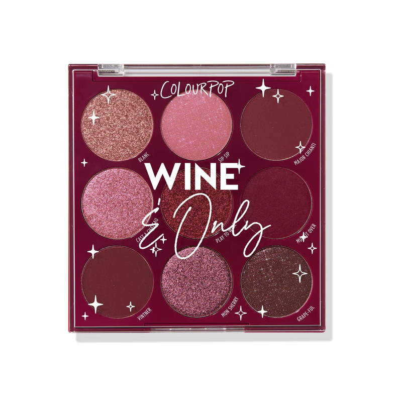 Paleta cieni Colourpop - Wine & Only - Pressed Powder Shadow Palette