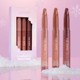 Zestaw pomadek  ColourPop - Cuddle Weather - Nude lipstick kit