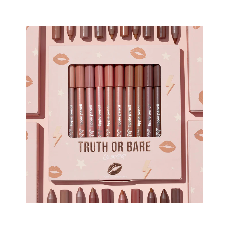 Zestaw konturówek do ust ColourPop Lippie Pencil  - Truth or Bare