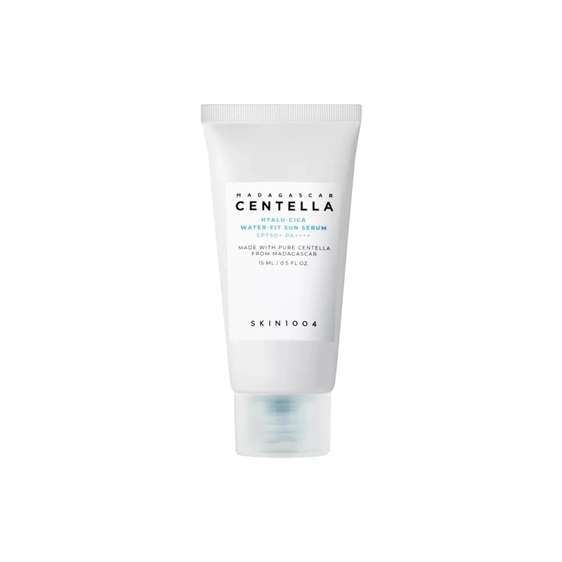Krem ochronny do twarzy - SKIN1004 Madagascar Centella Hyalu-Cica Water- Fit Sun Serum SPF50+