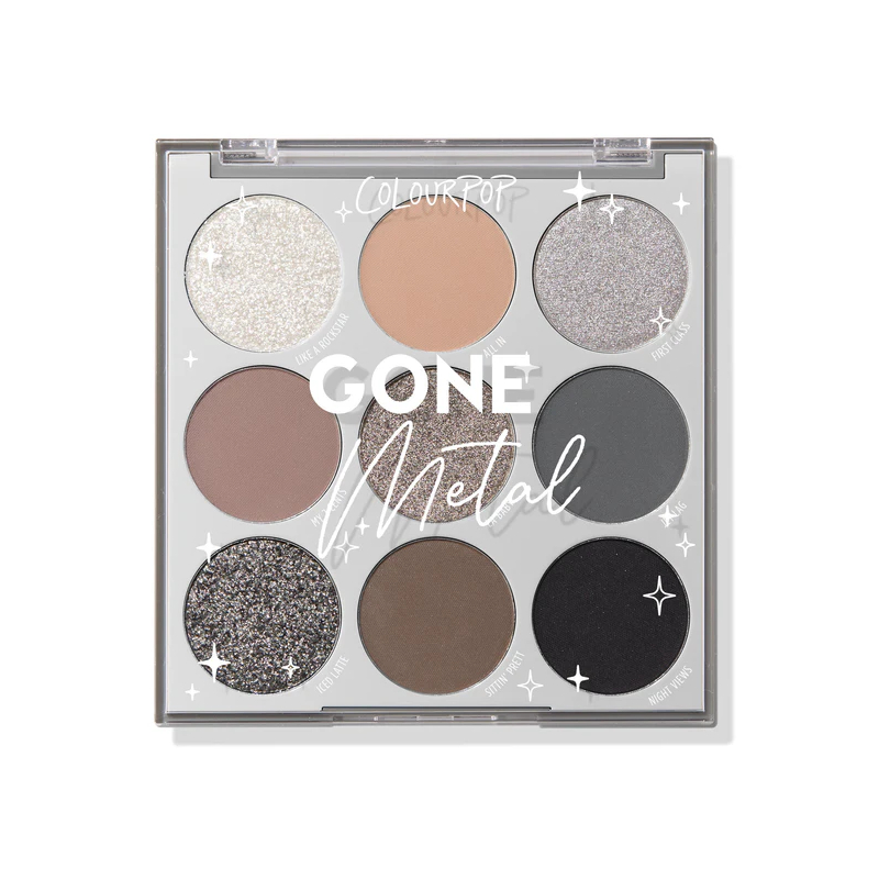 Paleta cieni Colourpop - Gone Metal - Pressed Powder Shadow Palette