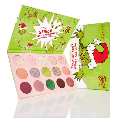 Paleta cieni Colourpop - How the Grinch Stole Christmas - Pressed Powder Shadow Palette