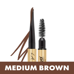 Kredka do brwi L.A. Girl - Brow Saber Eyebrow Shaping Pencil - Medium Brown