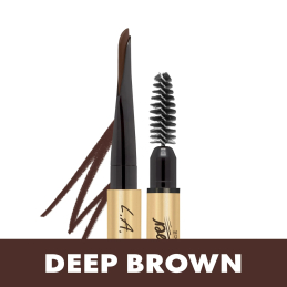 Kredka do brwi L.A. Girl - Brow Saber Eyebrow Shaping Pencil - Deep Brown