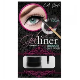 Kremowy Eyeliner - L.A Girl - Gel Liner Kit - Black 