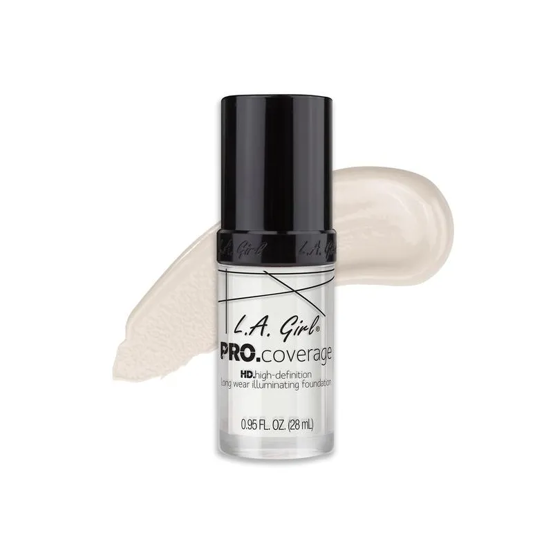 Podkład do twarzy L.A. Girl - Pro Coverage Illuminating Foundation - White - Lightener