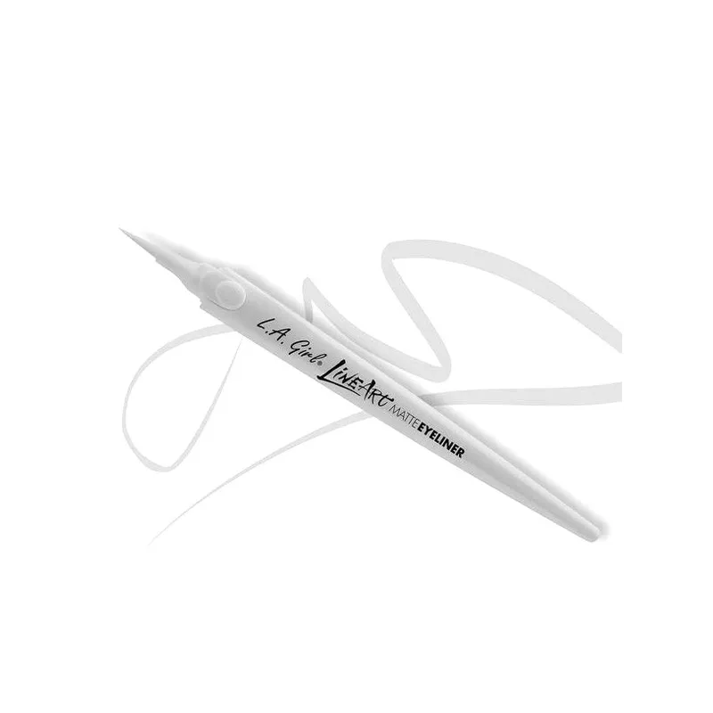 Eyeliner w pisaku  L.A. Girl USA - Line Art Matte Eyeliner -Pure White
