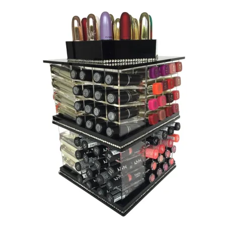 Organizer na szminki USaddicted - Mega Spinning Lipstick Tower - Black