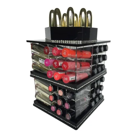 Organizer na szminki USaddicted - Original Spinning Lipstick Tower - Black